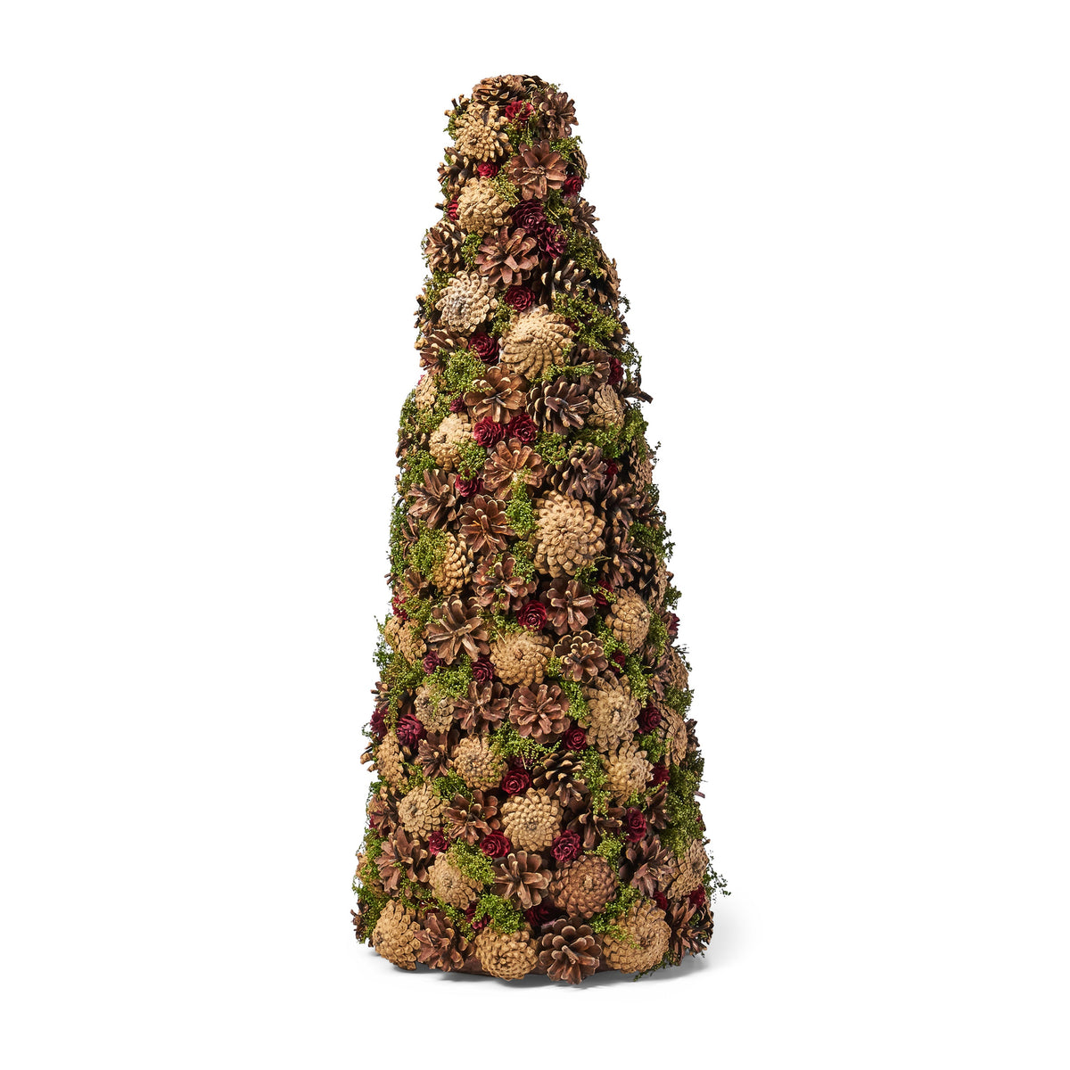 Pine Cone Tabletop Tree for Rustic Holiday Table Decor