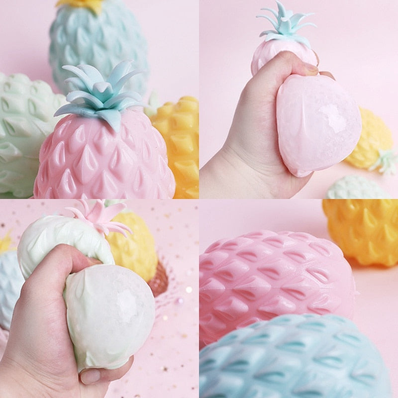 Pineapple Squeeze Toy for Stress Relief & Sensory Play