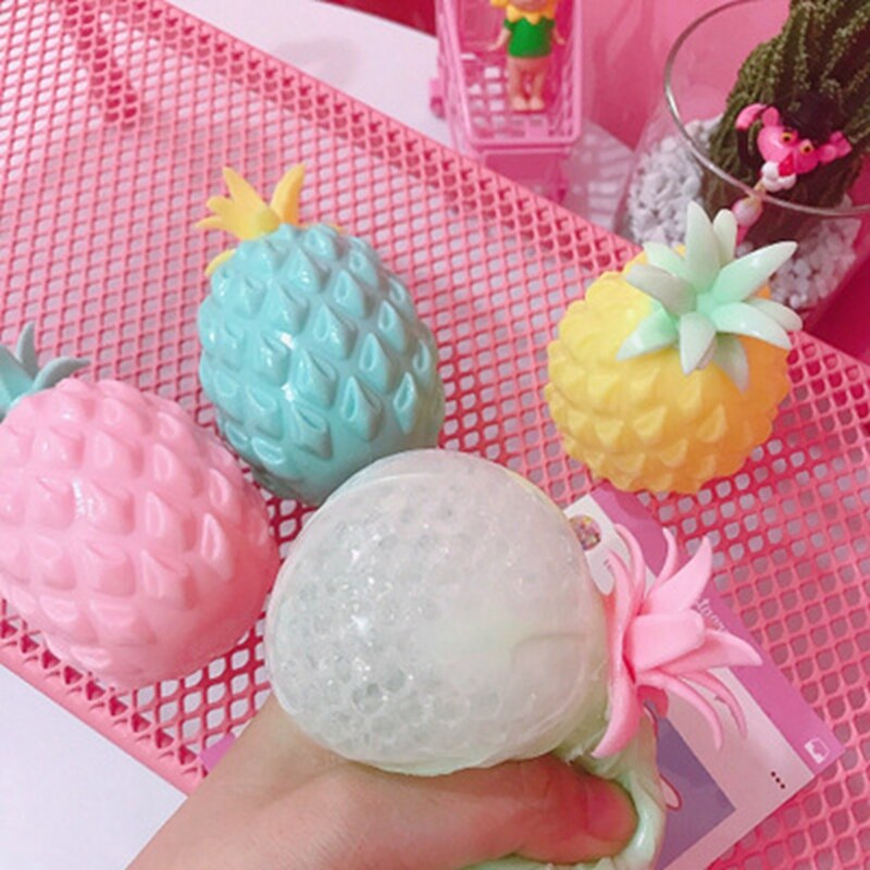 Pineapple Squeeze Toy for Stress Relief & Sensory Play
