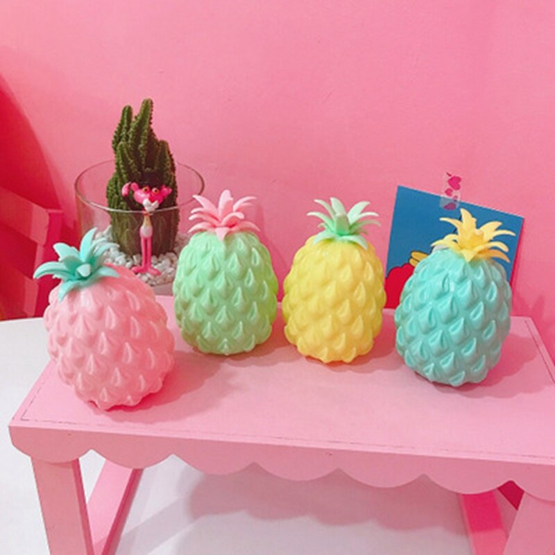 Pineapple Squeeze Toy for Stress Relief & Sensory Play