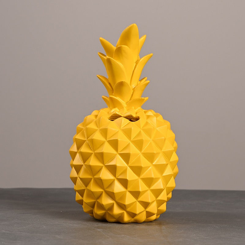 Pineapple Coin Bank Decor for Colorful Home Spaces