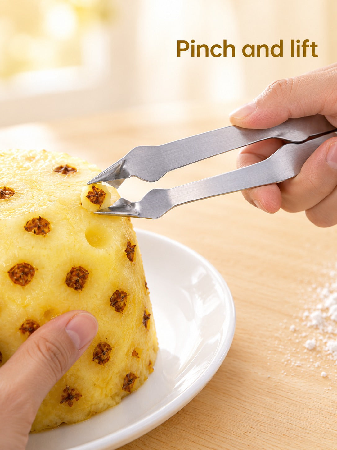 Pineapple Eye Remover Tool, Stainless Steel Digger