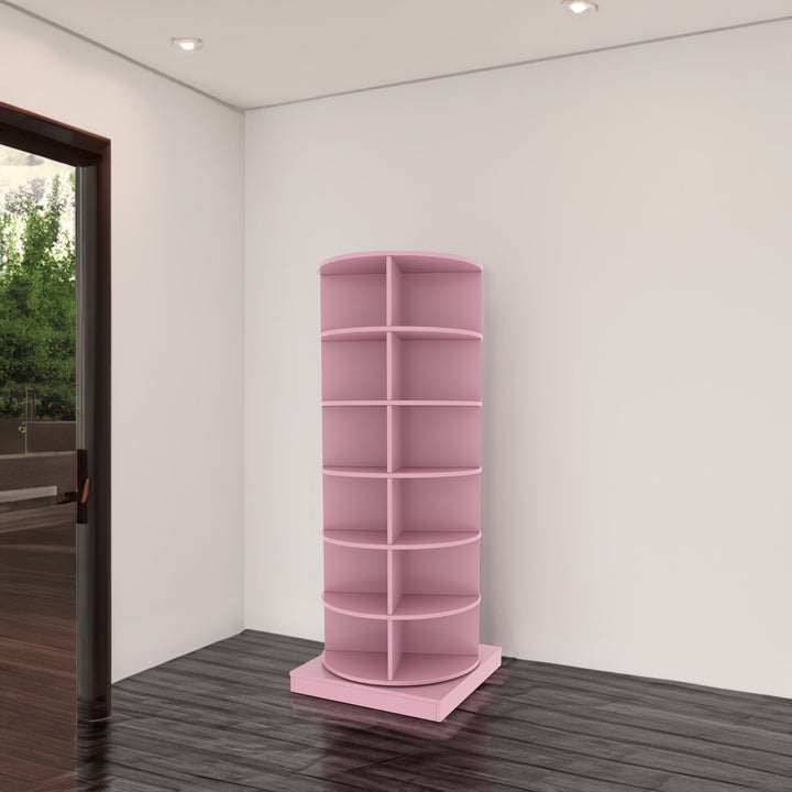 360 Rotating Shoe Cabinet with 6 Layers for Entryways