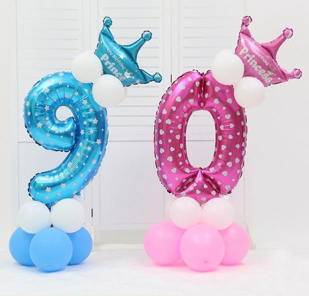 Number Balloon Pillar Set for Colorful Kids’ Birthdays