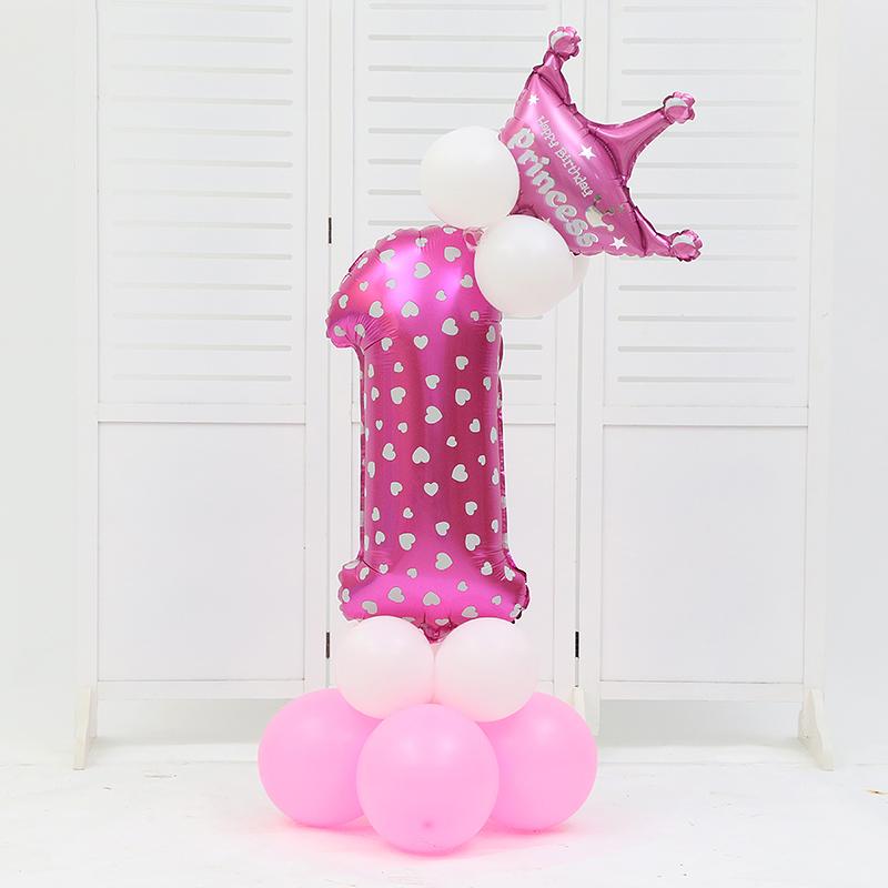 Number Balloon Pillar Set for Colorful Kids’ Birthdays