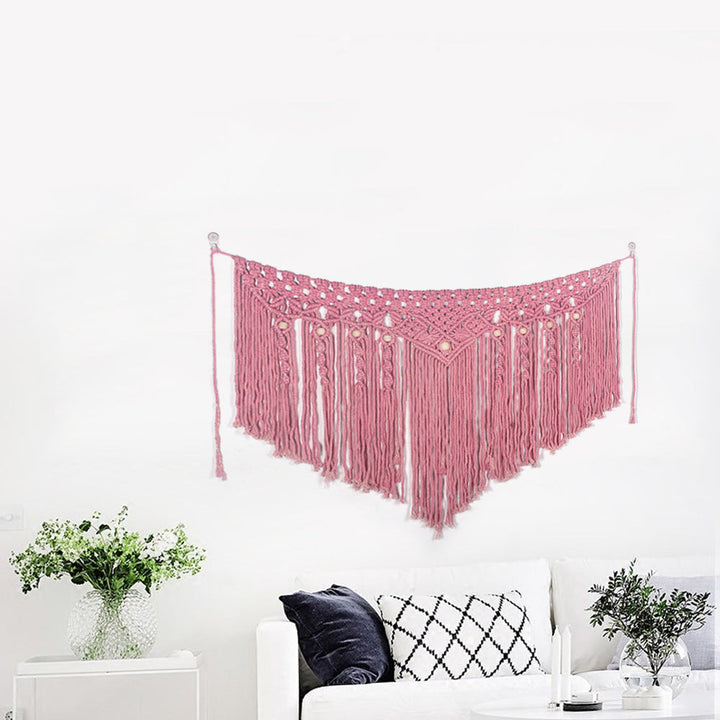 Bohemian Woven Wall Hanging for Warmth and Texture