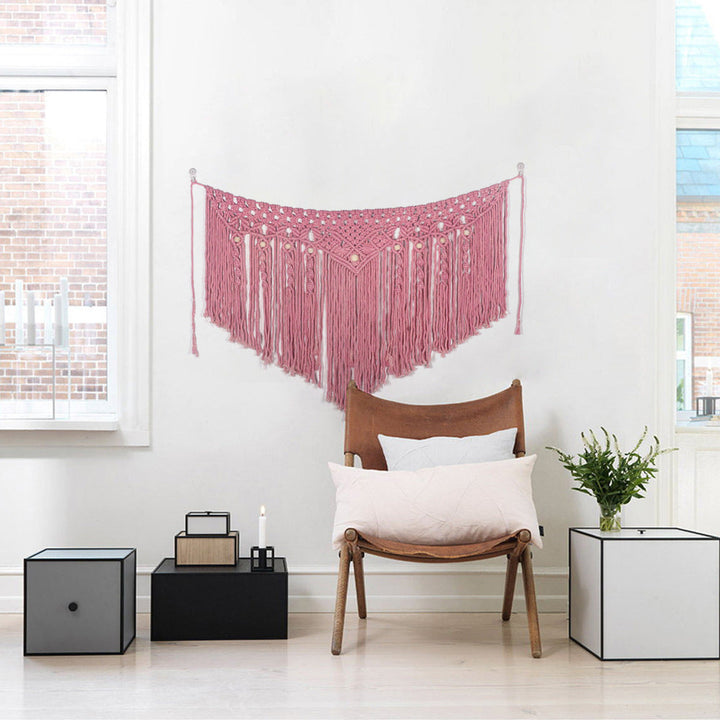 Bohemian Woven Wall Hanging for Warmth and Texture