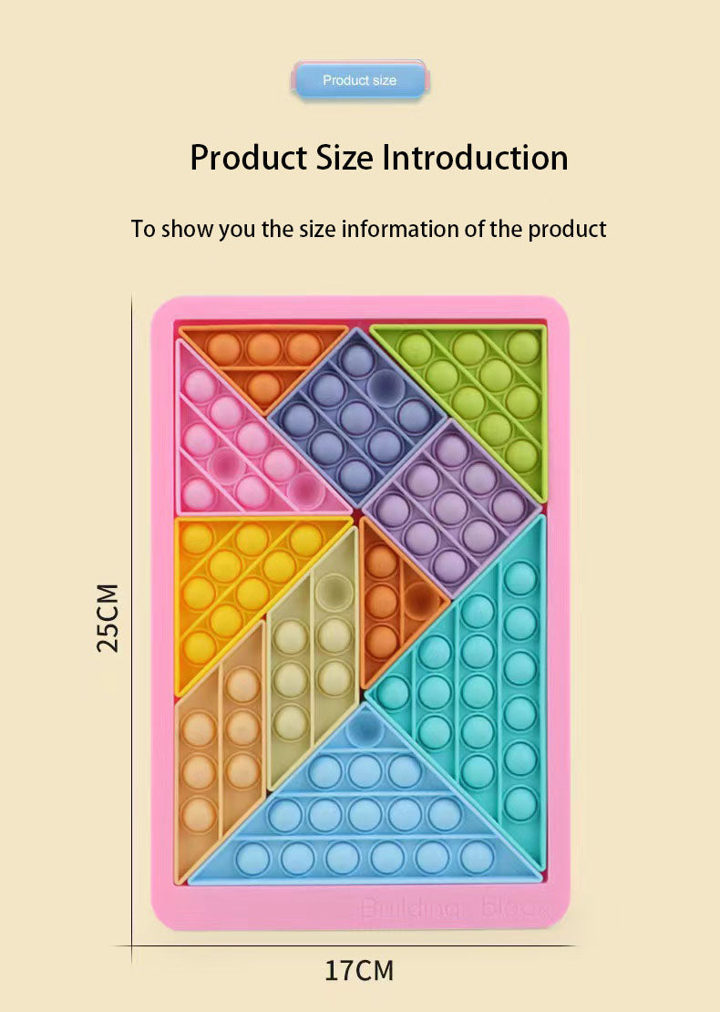 Tetris Bubble Puzzle Toy for Screen-Free Creative Learning