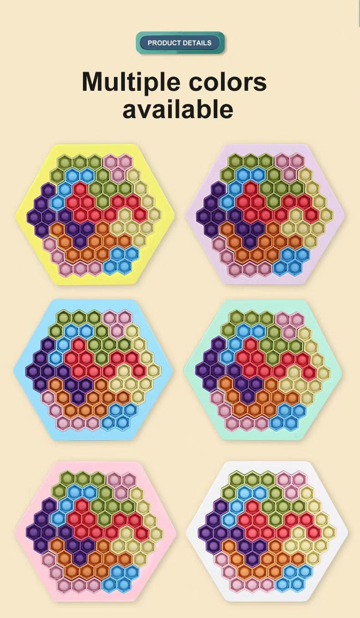 Tetris Bubble Puzzle Toy for Screen-Free Creative Learning
