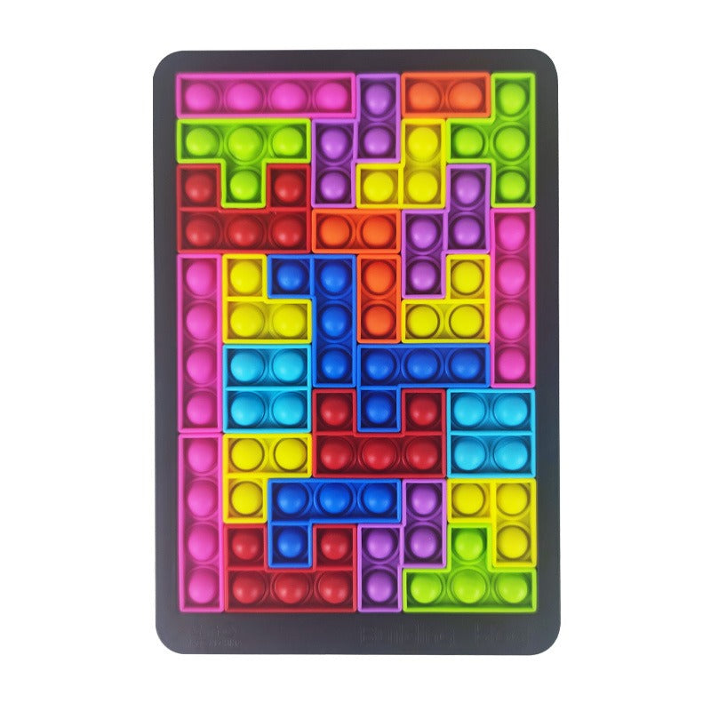 Tetris Bubble Puzzle Toy for Screen-Free Creative Learning