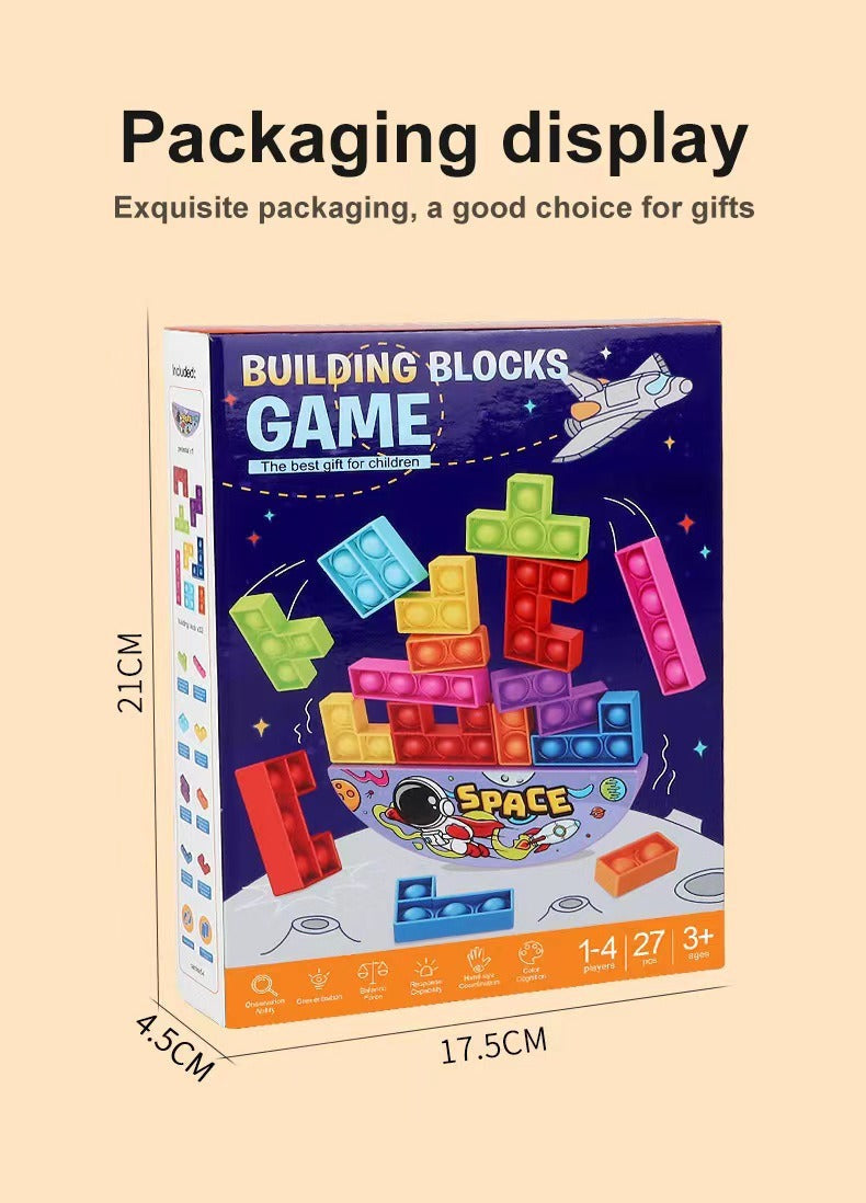 Tetris Bubble Puzzle Toy for Screen-Free Creative Learning