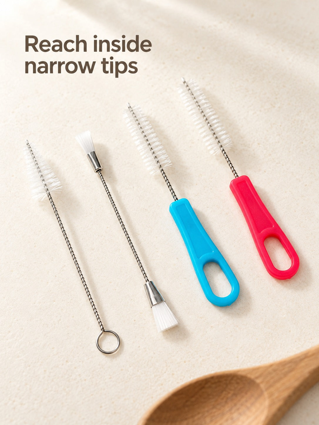 Piping Nozzle Cleaning Brush Set: Reach Inside Narrow Tips