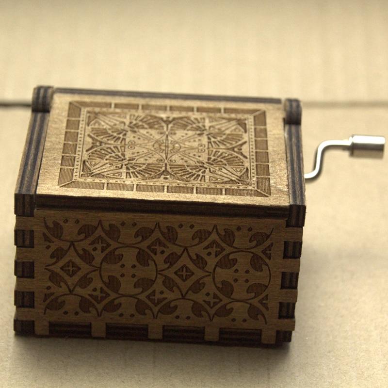 Davy Jones Wooden Music Box – Handmade Pirate Keepsake