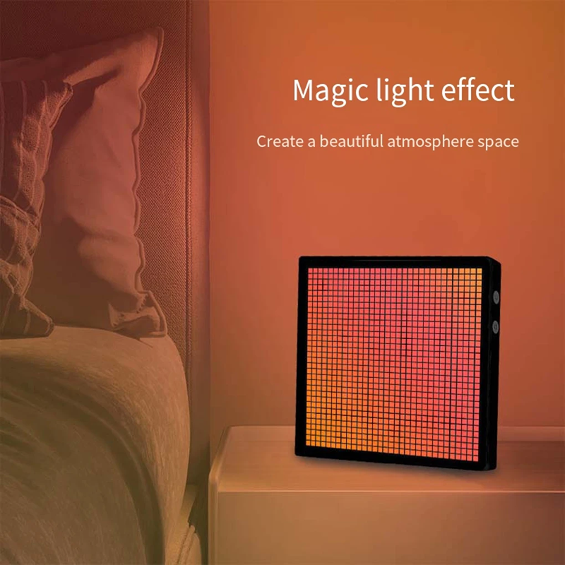 Bluetooth Pixel Display Alarm Clock: Custom Animations