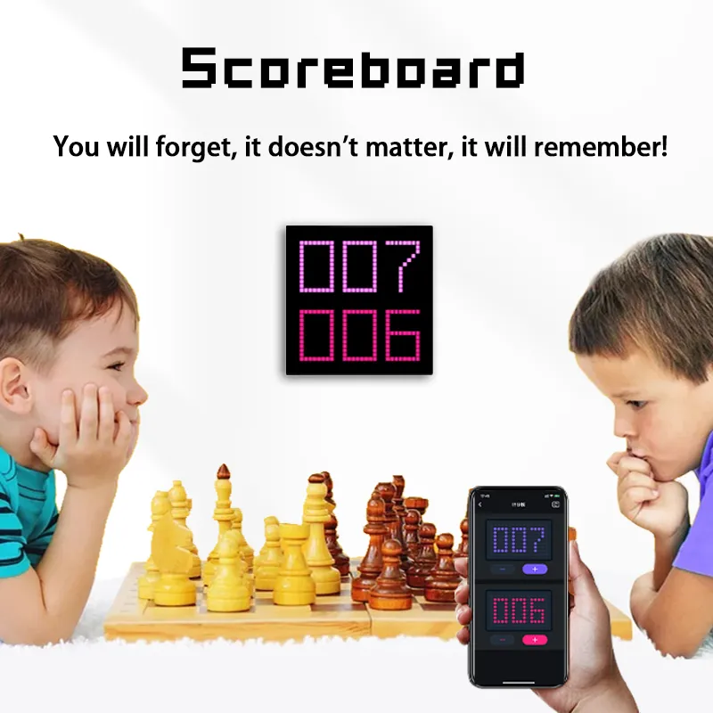 Bluetooth Pixel Display Alarm Clock: Custom Animations