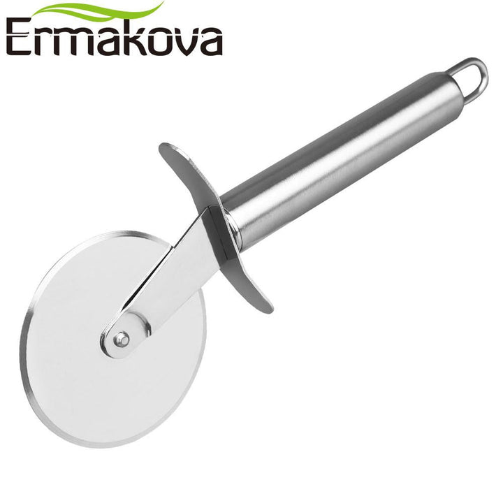 Stainless Steel Pizza Cutter for Clean, Even Slices