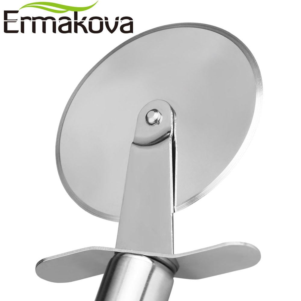Stainless Steel Pizza Cutter for Clean, Even Slices