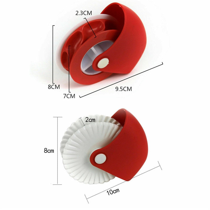 Pie Crust Pastry Wheel Cutter for Lattice & Fluted Edges