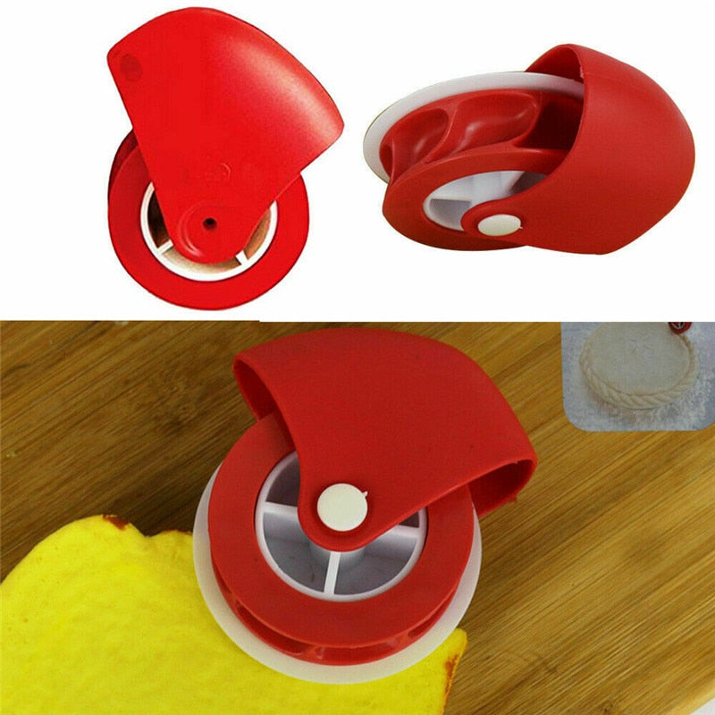 Pie Crust Pastry Wheel Cutter for Lattice & Fluted Edges