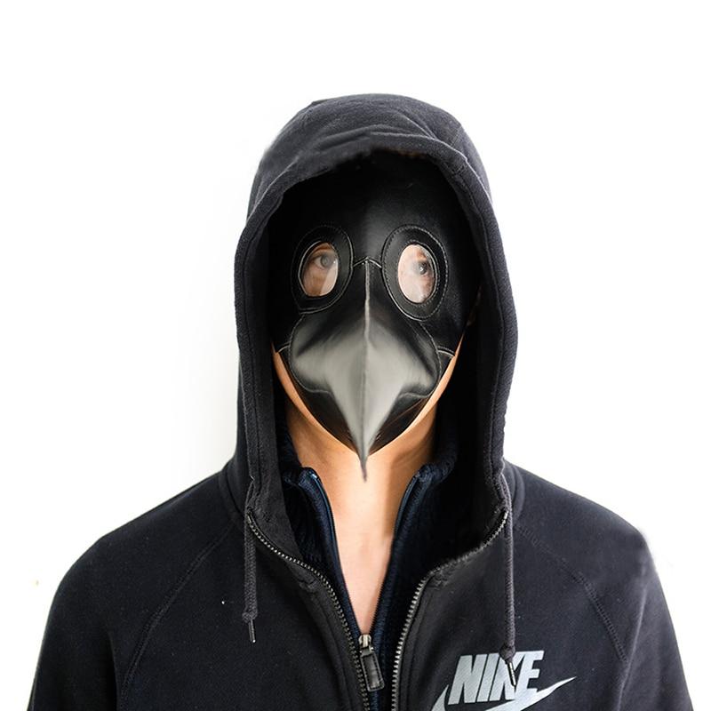Plague Doctor Halloween Mask With Dramatic Long Beak