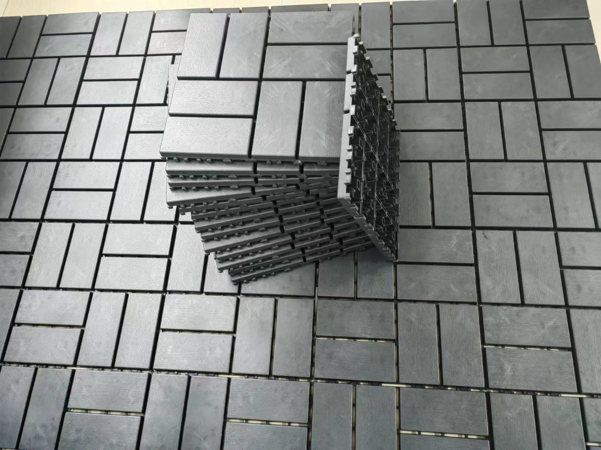 Interlocking Deck Tiles 12x12 Waterproof Patio Flooring
