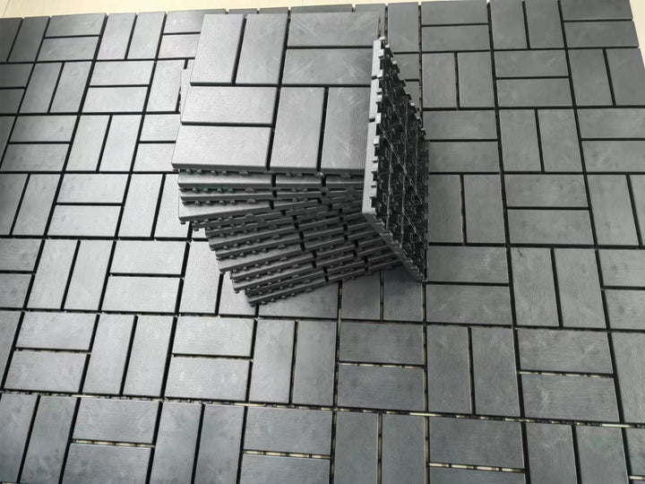 Interlocking Deck Tiles 12x12 Waterproof Patio Flooring