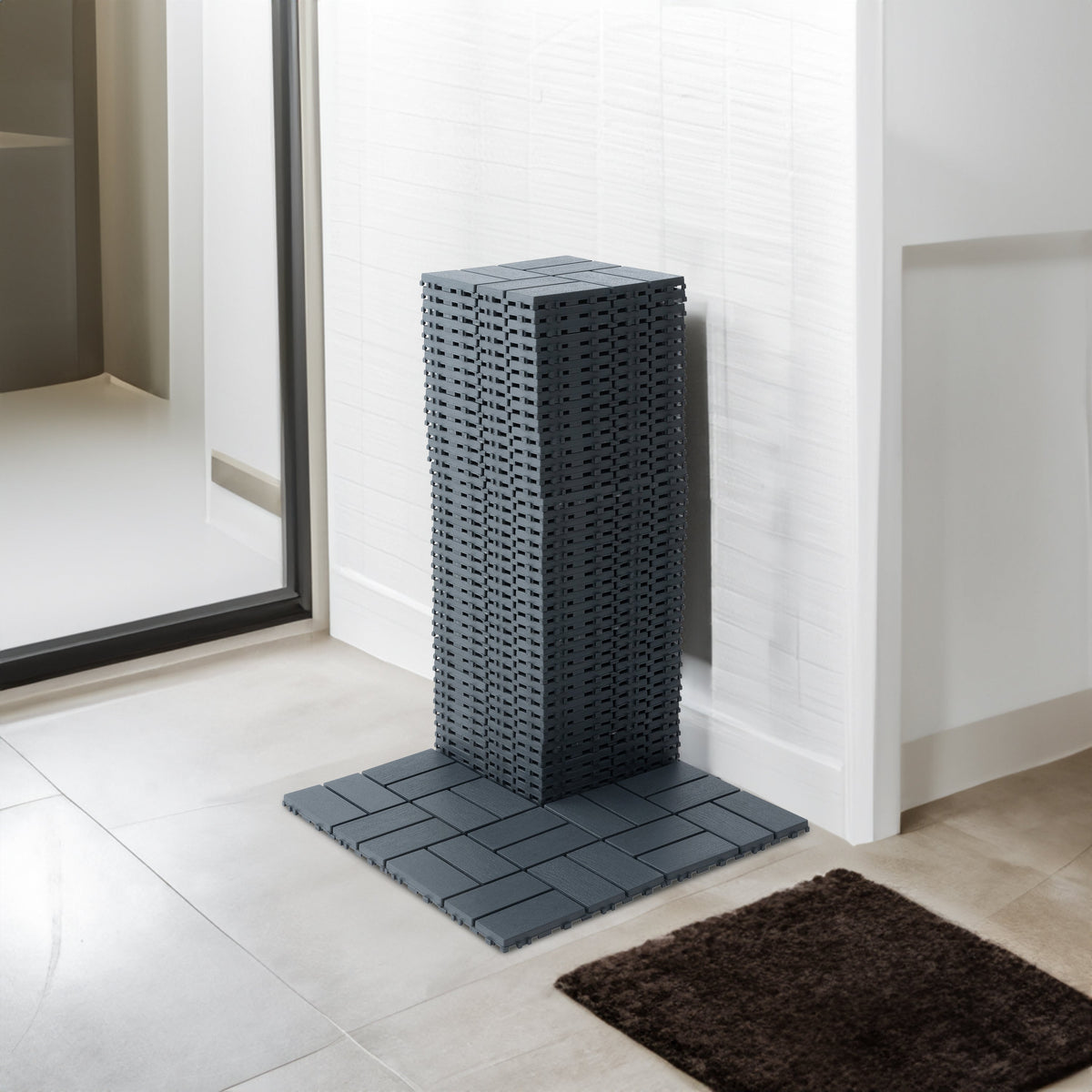 Interlocking Deck Tiles 12x12 Waterproof Outdoor Patio