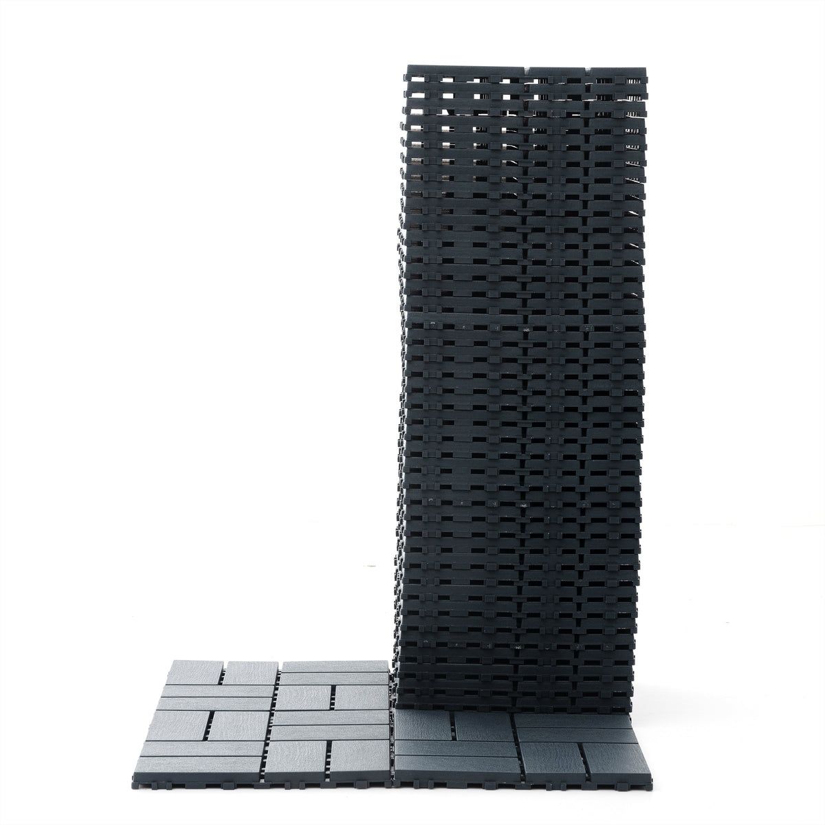Interlocking Deck Tiles 12x12 Waterproof Outdoor Patio
