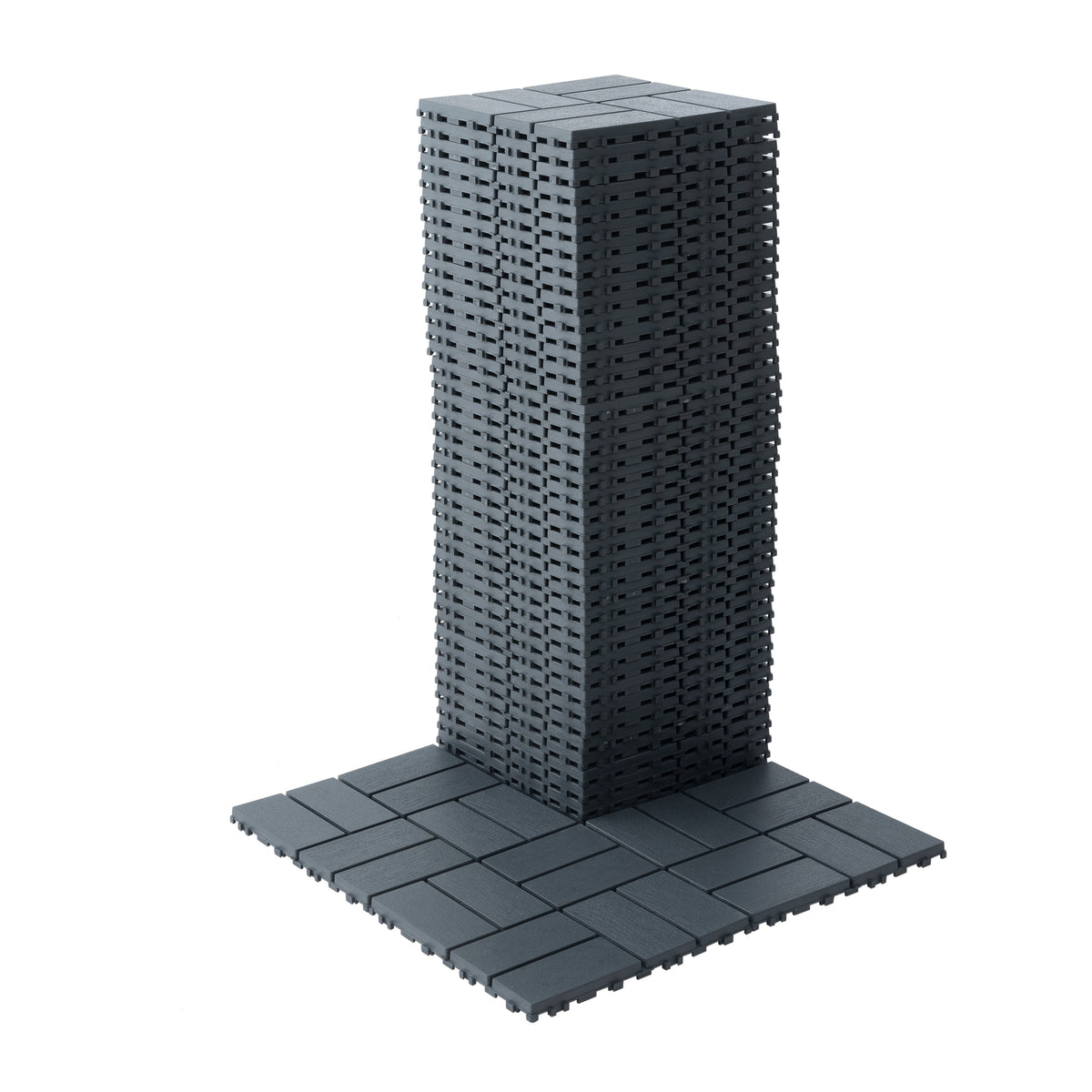 Interlocking Deck Tiles 12x12 Waterproof Outdoor Patio