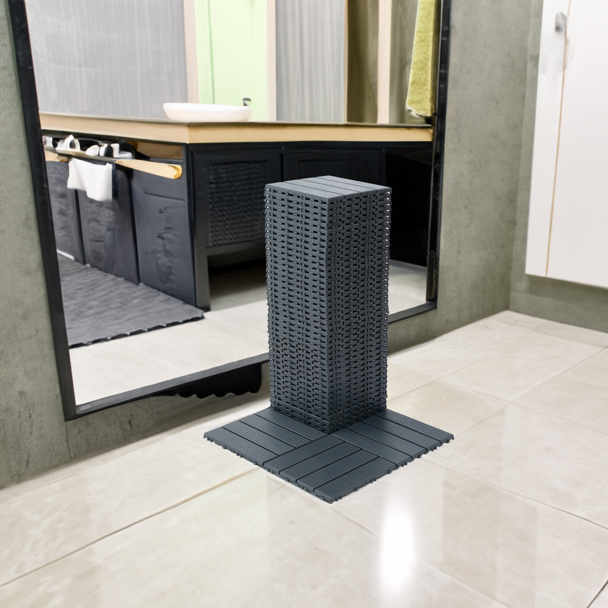 Waterproof Interlocking Deck Tiles for Patios, 44 Pack