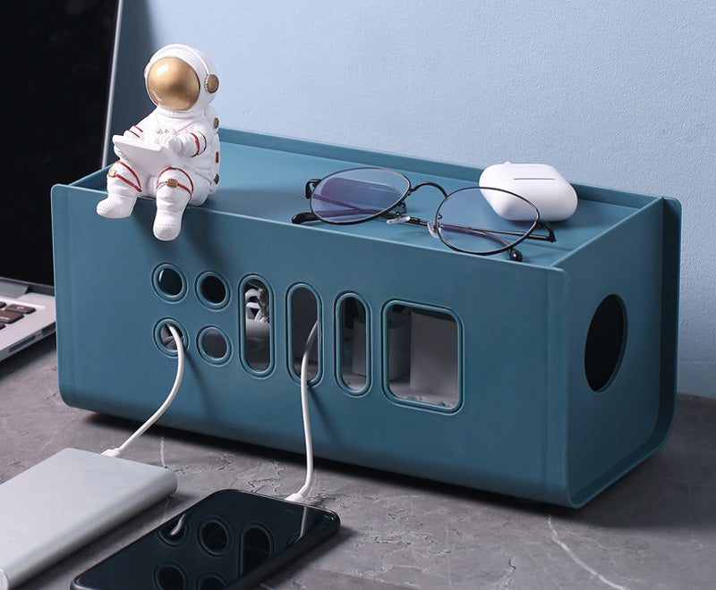 Cable Management Box for Neat, Dust-Free Charging Cables