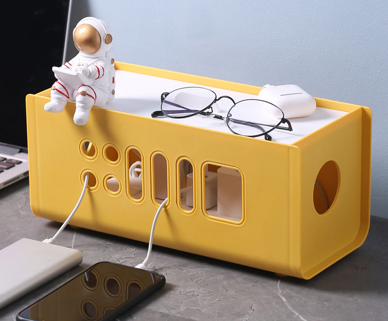 Cable Management Box for Neat, Dust-Free Charging Cables