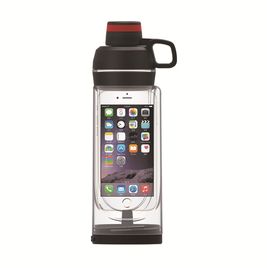 Waterproof Water Bottle With Hidden Phone Compartment