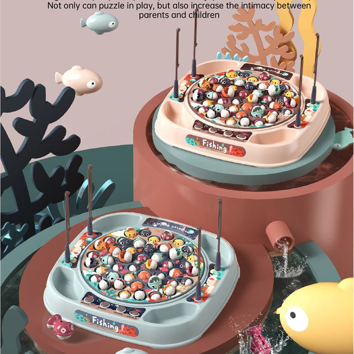Electric Fishing Game Toy for Screen-Free Family Play