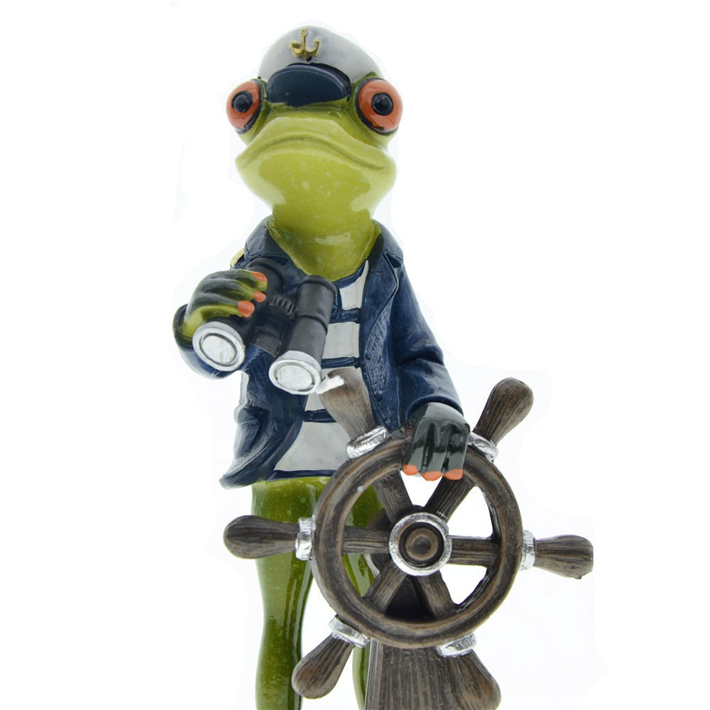 Decorative Frog Resin Figurine for Game Rooms