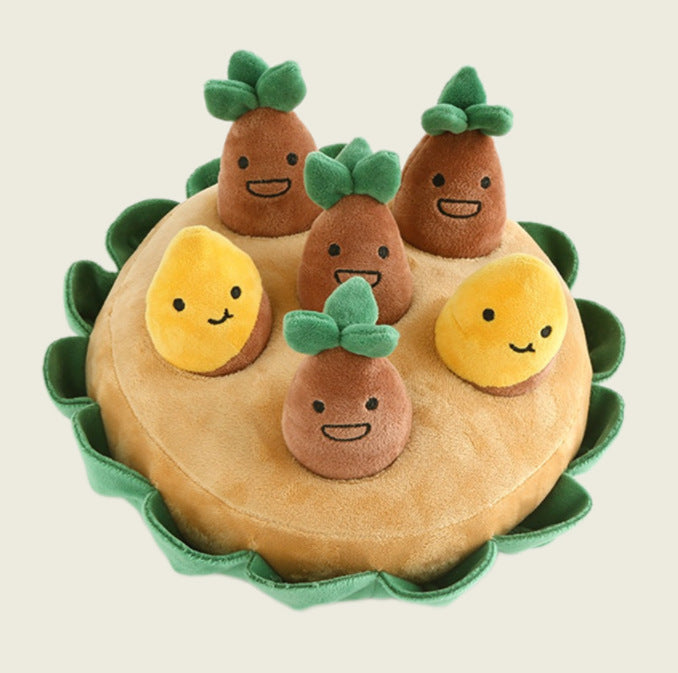 Interactive Dog Toy Sweet Potato Garden for Enrichment
