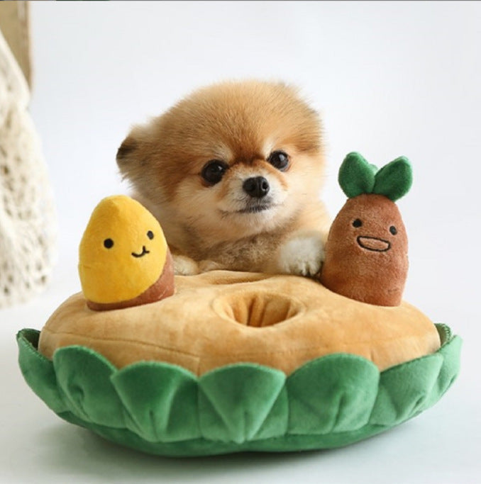 Interactive Dog Toy Sweet Potato Garden for Enrichment