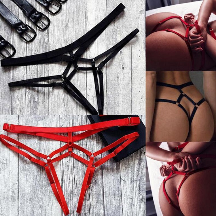 Open-Back Thong Lingerie for Striking Strappy Style