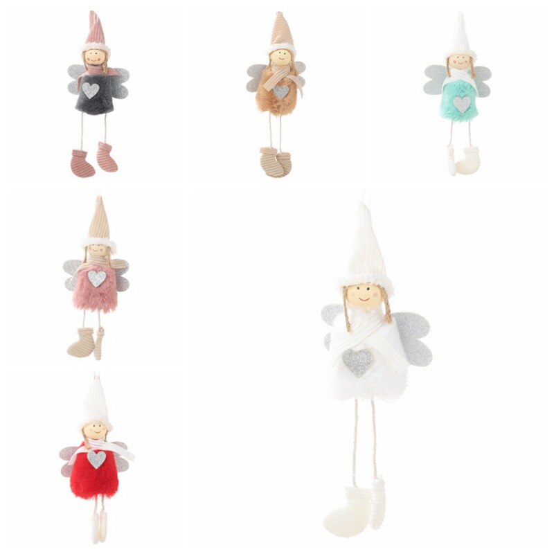 Plush Angel Christmas Ornaments For Cozy Tree Decor