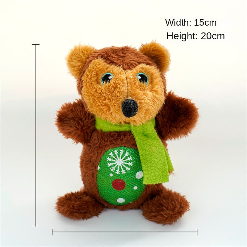 Interactive Plush Dog & Cat Toy for Boredom Relief