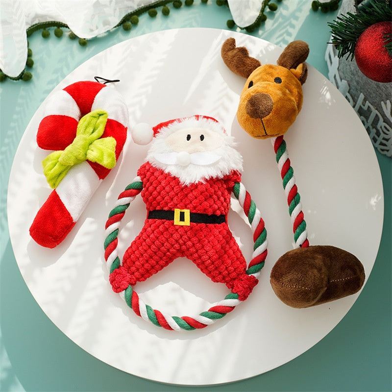 Interactive Plush Dog & Cat Toy for Boredom Relief