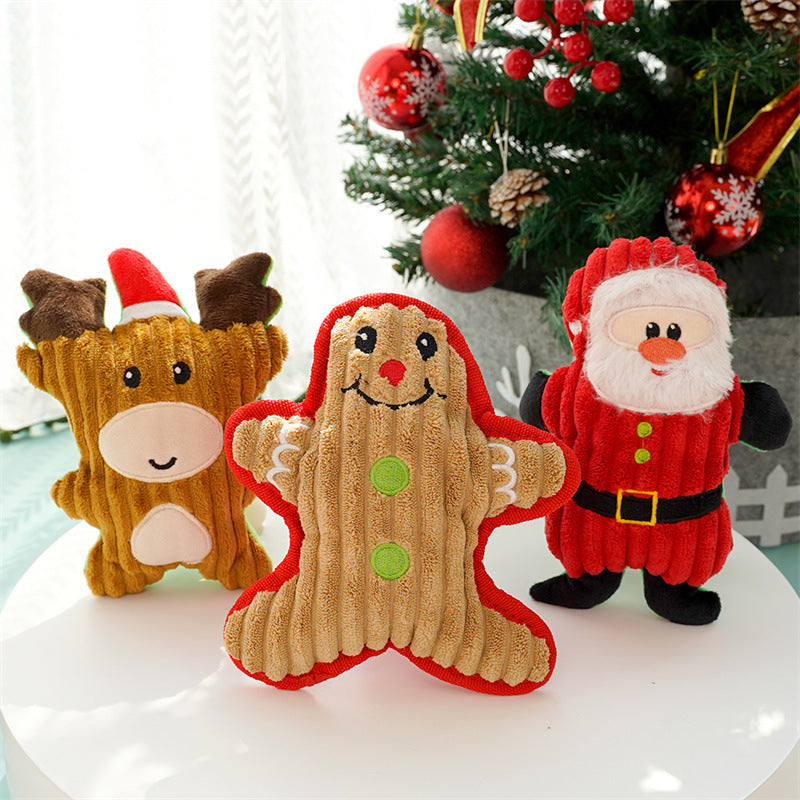 Interactive Plush Dog & Cat Toy for Boredom Relief