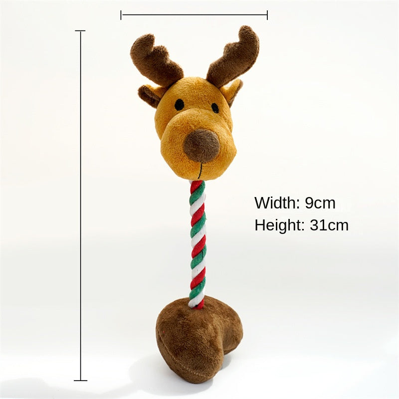 Interactive Plush Dog & Cat Toy for Boredom Relief