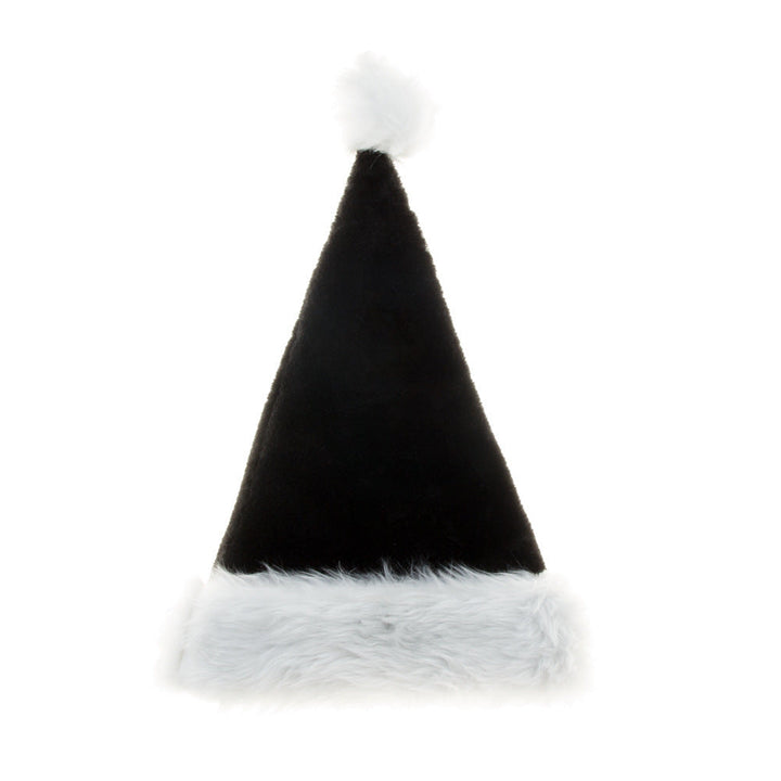 Plush Christmas Party Hat with Thick Fleece Trim