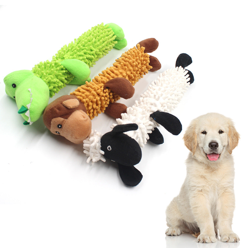 Textured Plush Dog Chew Toy for Interactive Daily Play