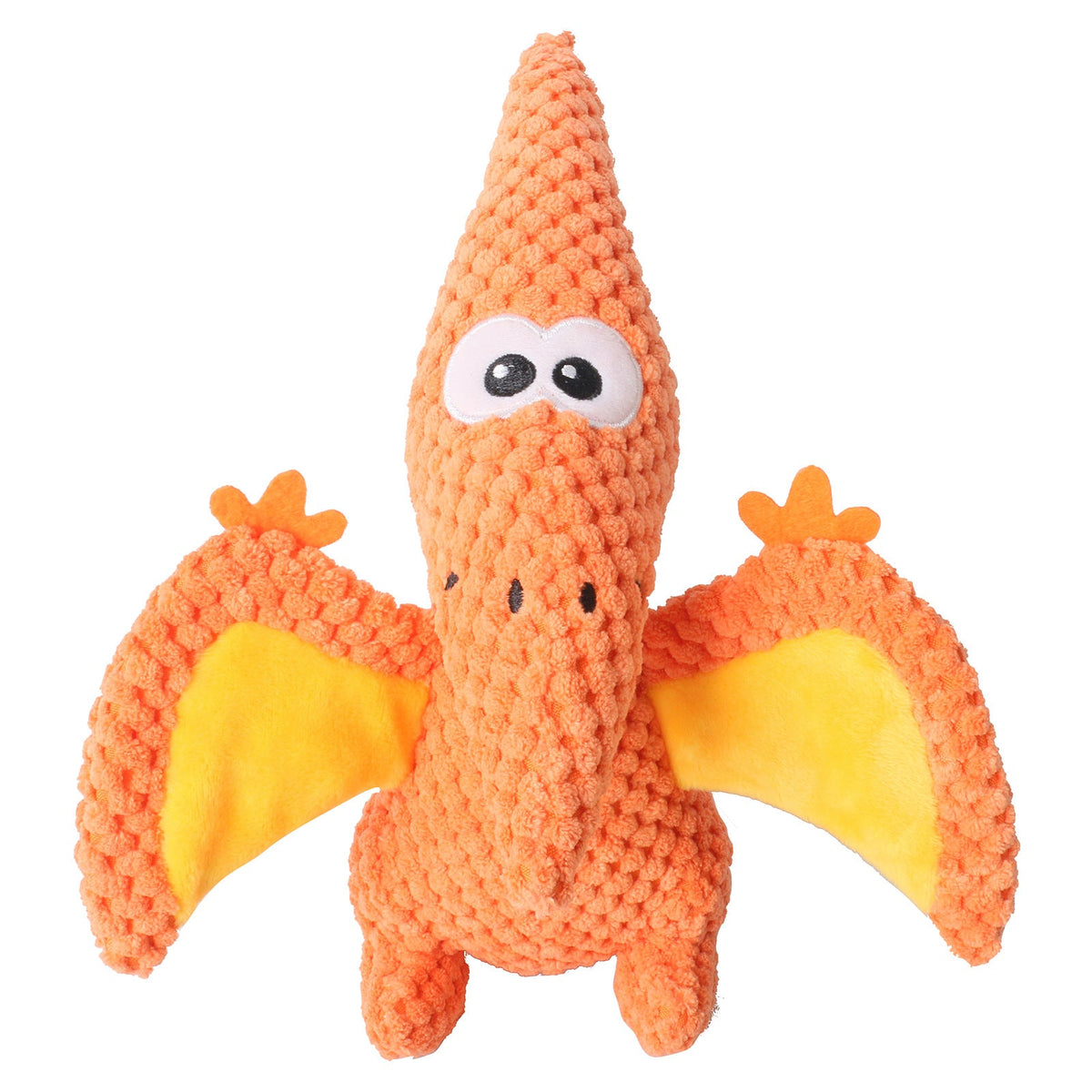 Plush Dinosaur Dog Toy for Colorful Interactive Play