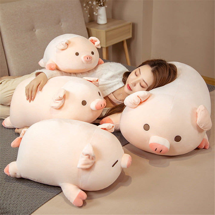 Pig Cuddle Pillow – Oversized Soft Plush Room Decor