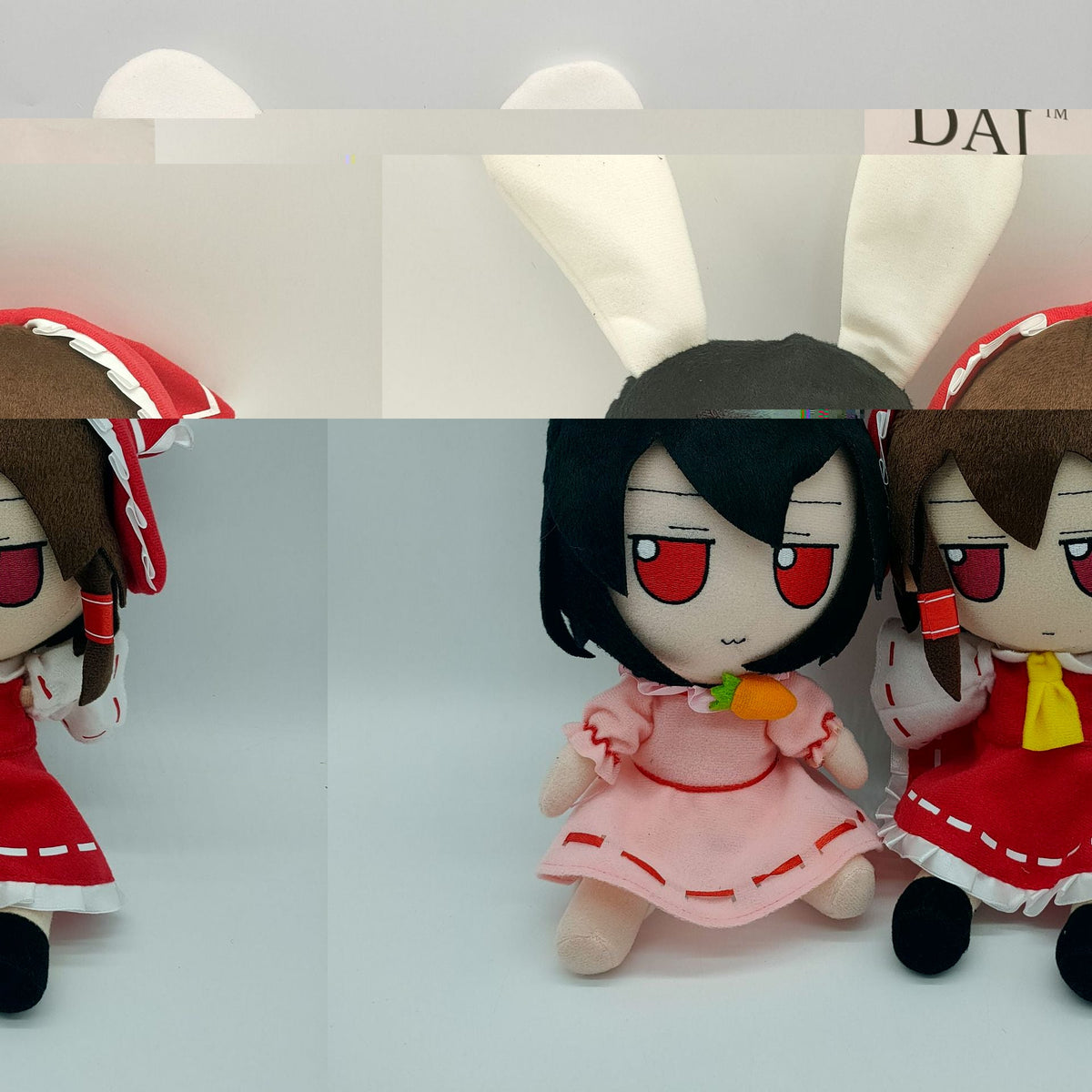 Touhou Plush Doll Set for Colorful Anime Room Displays