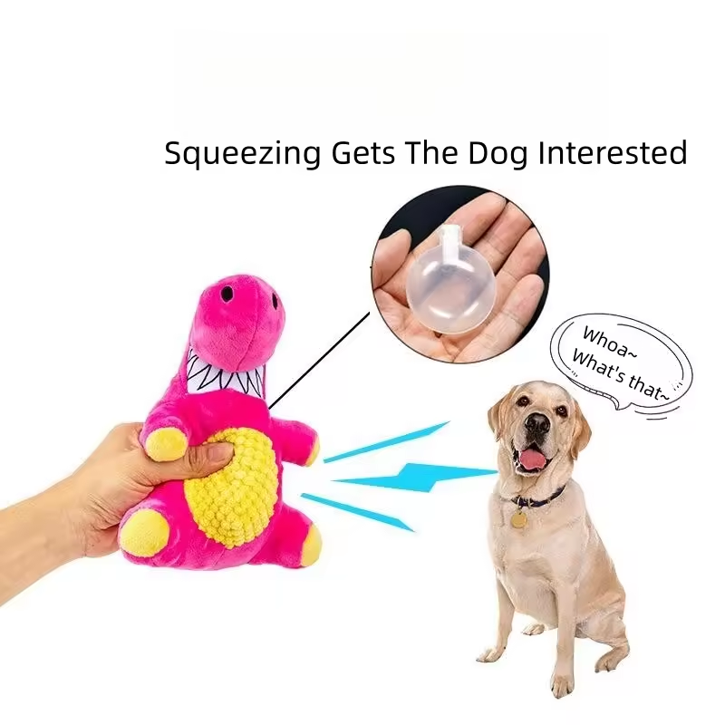Plush Squeaky Dog Toy for Engaging Interactive Play