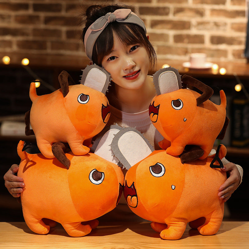 Pochita Plush Toy – Cute Chainsaw Man Fan Room Decor